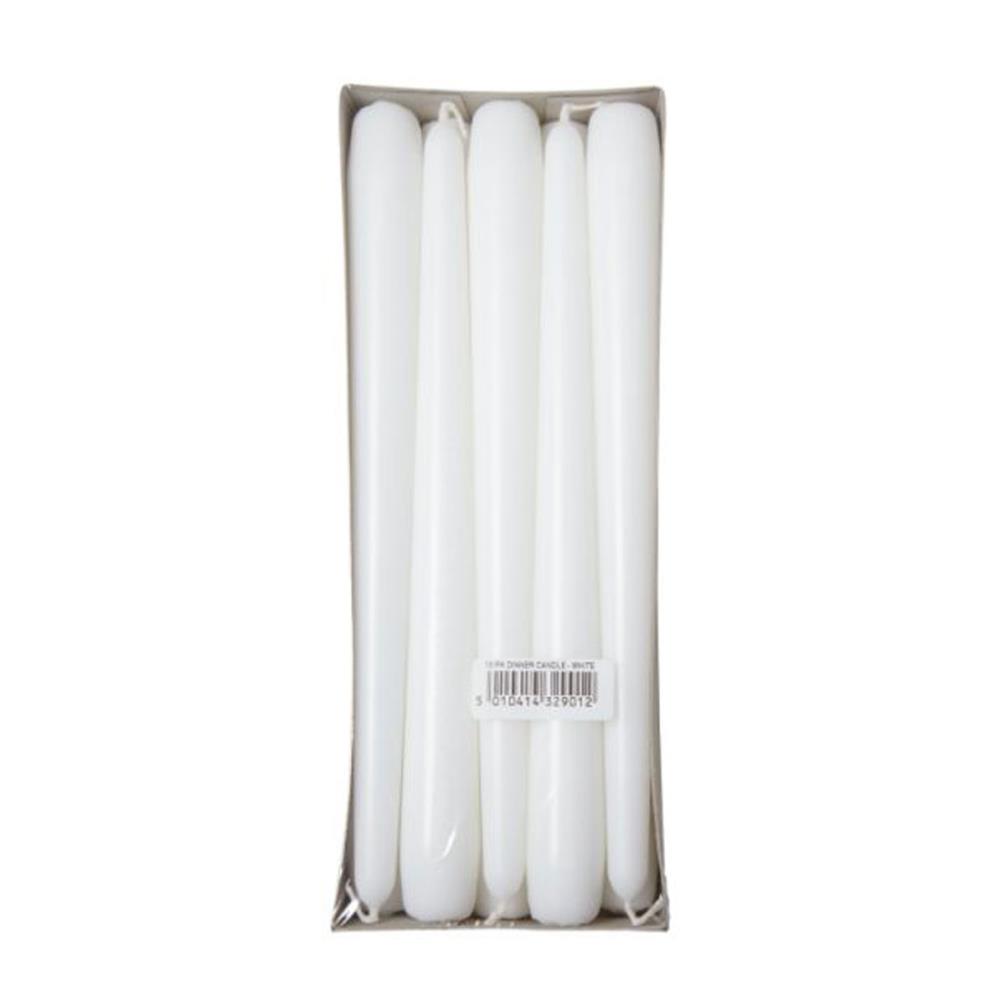 Price's White Tapered Dinner Candles (Box of 10) £7.43
